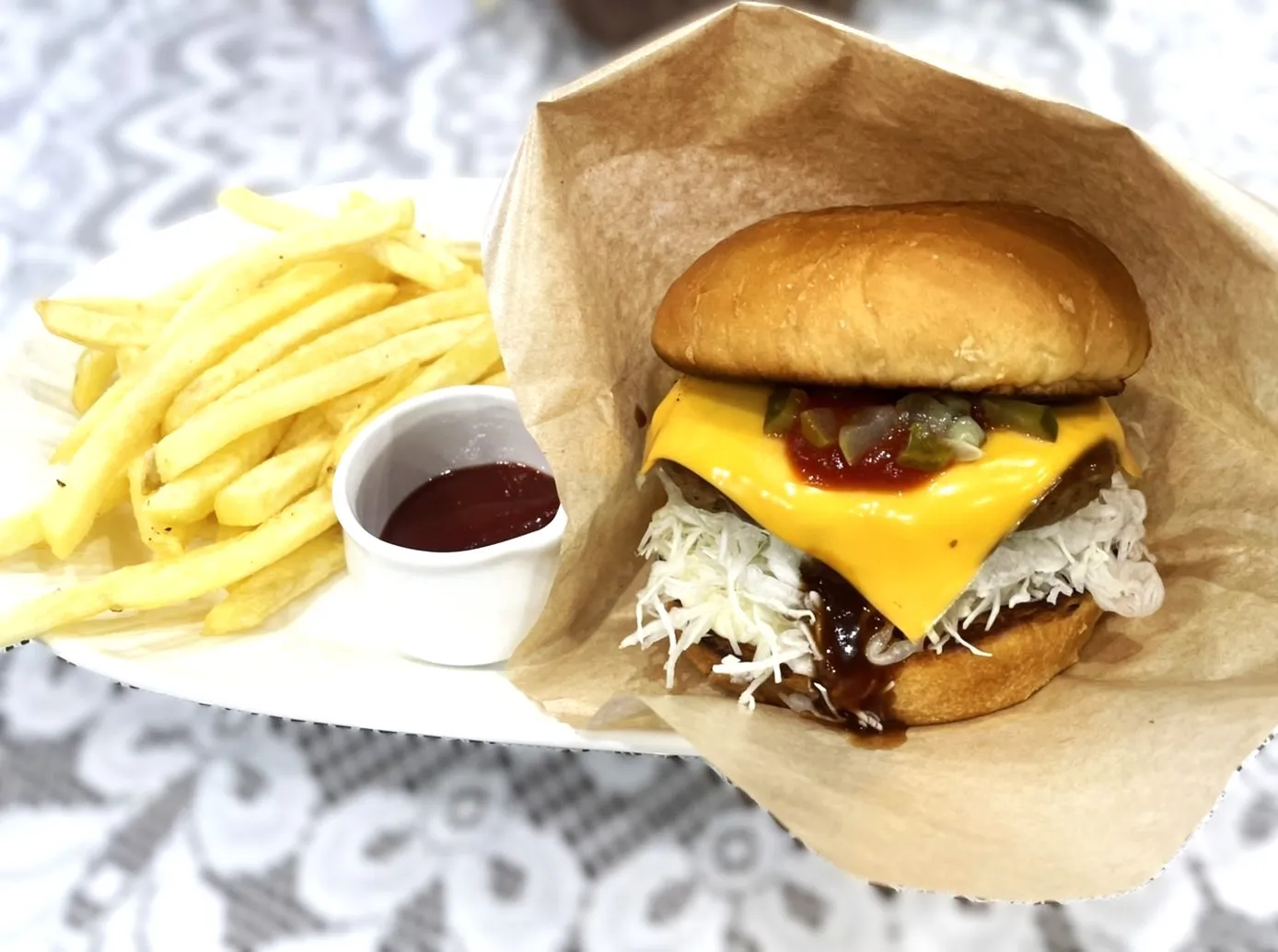 酵素バーガー（手作りパテ使用）